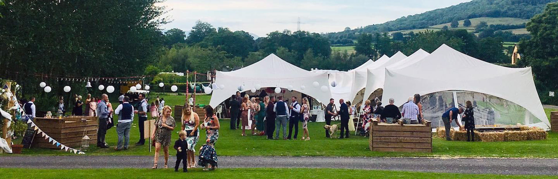 Wernddu Golf Club marquee